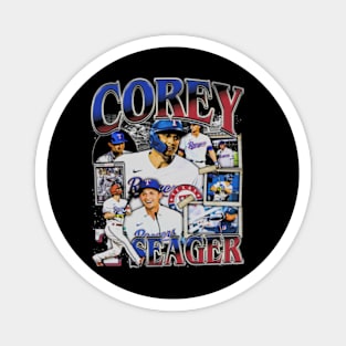Corey Seager Vintage Bootleg Magnet